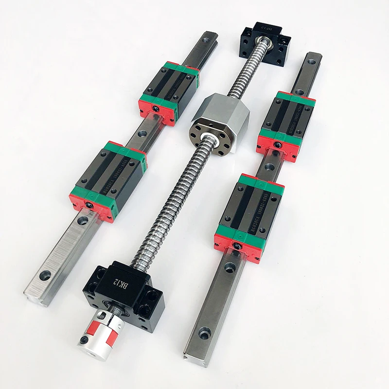 Hgr20 Linear Guide Rail Ballscrew Set - 2 set Rel Linear HGR20 HGR15