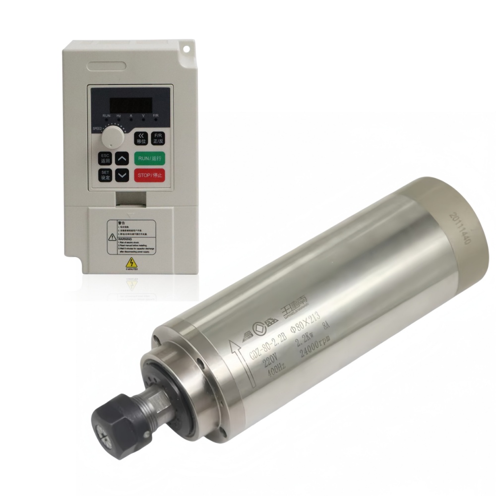 GDZ-80-2.2B 80mm 2.2KW ER20 Mo - 2.2Kw Water Cooled Spindle Kit Vfd ulasan dan harga