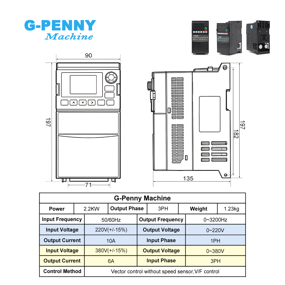 G-penny 2.2kw ER20 Kit poros b - 2.2Kw Water Cooled Spindle Kit Vfd ulasan dan harga