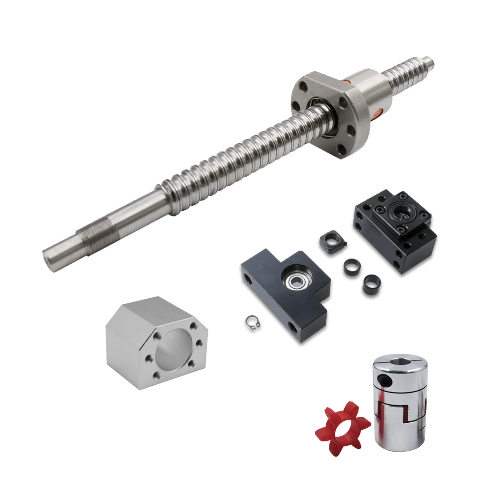 2 set Rel Pandu Linear HGR20 H - Hgr20 Linear Guide Rail Ballscrew Set ulasan dan harga