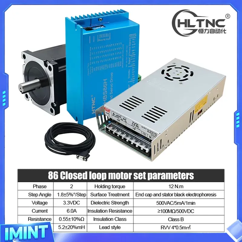 HLTNC Nema 34 Motor Stepper Lo - Hybrid Servo Driver Nema 34 8.5Nm ulasan dan harga