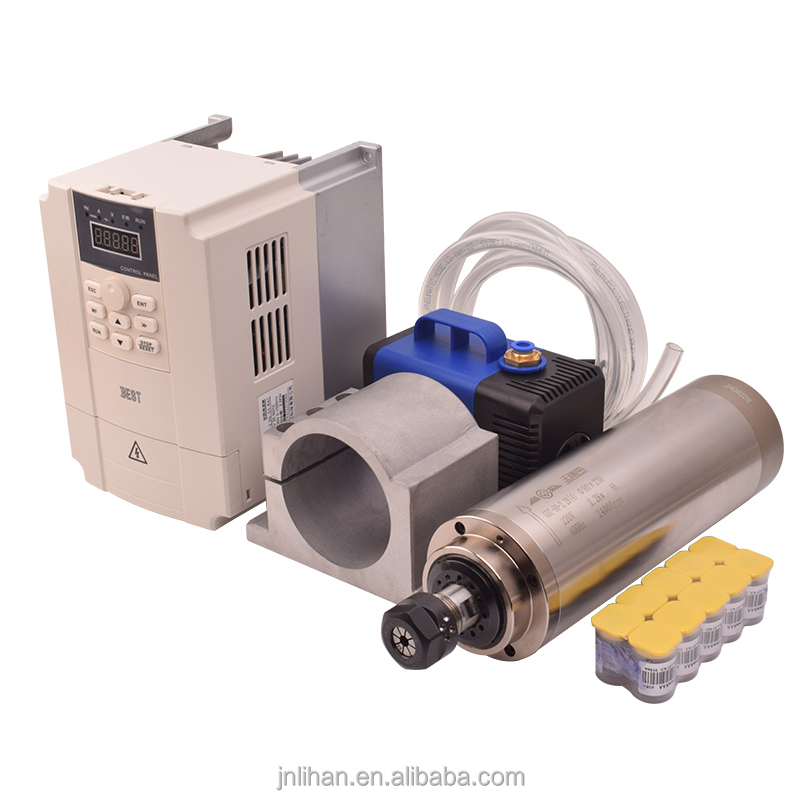Kit Inverter Motor VFD, Motor  - 2.2Kw Water Cooled Spindle Kit Vfd ulasan dan harga