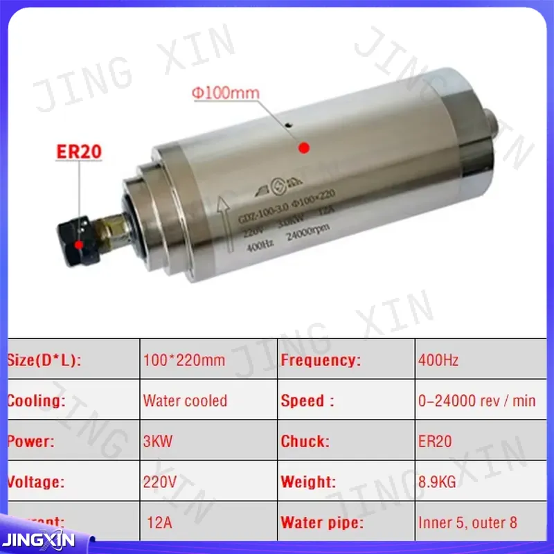 Khusus untuk Motor Spindle CNC - Er20 Collet Chuck Spindle Motor 220V ulasan dan harga
